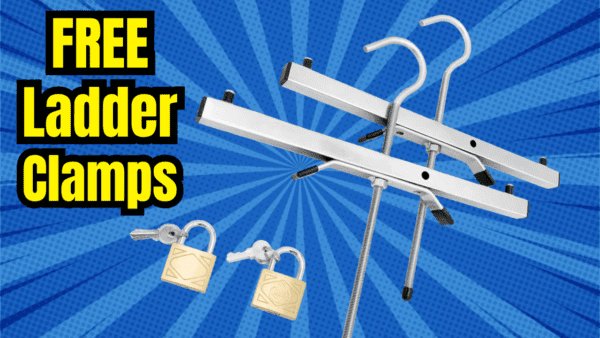 Free 2pcs Ladder clamps!