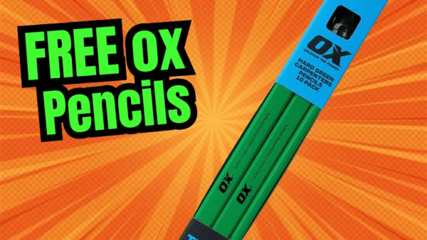 Free OX trade carpenters pencils 10 pack!!