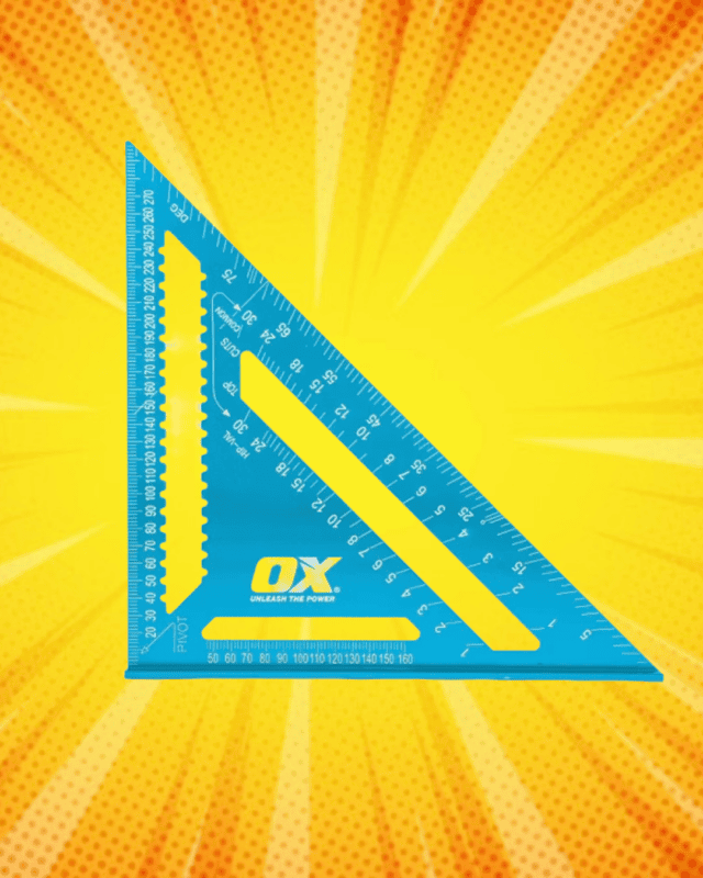 OX Pro rafter square 12\"