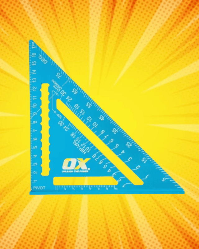 OX Pro rafter square 7\"