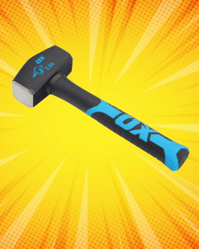 Ox 2.5lb Fibreglass handle club hammer