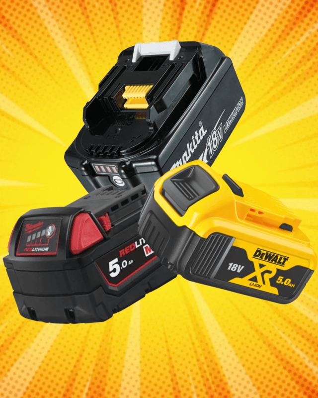 18v 5ah Battery x1 Brand of your choice