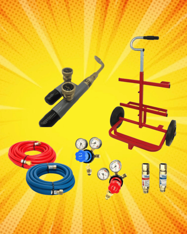MRUK lead welding kit oxygen acetylene/propane