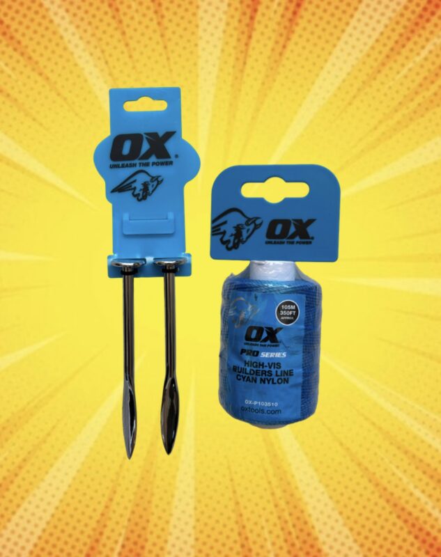 OX builders line & Ox pins