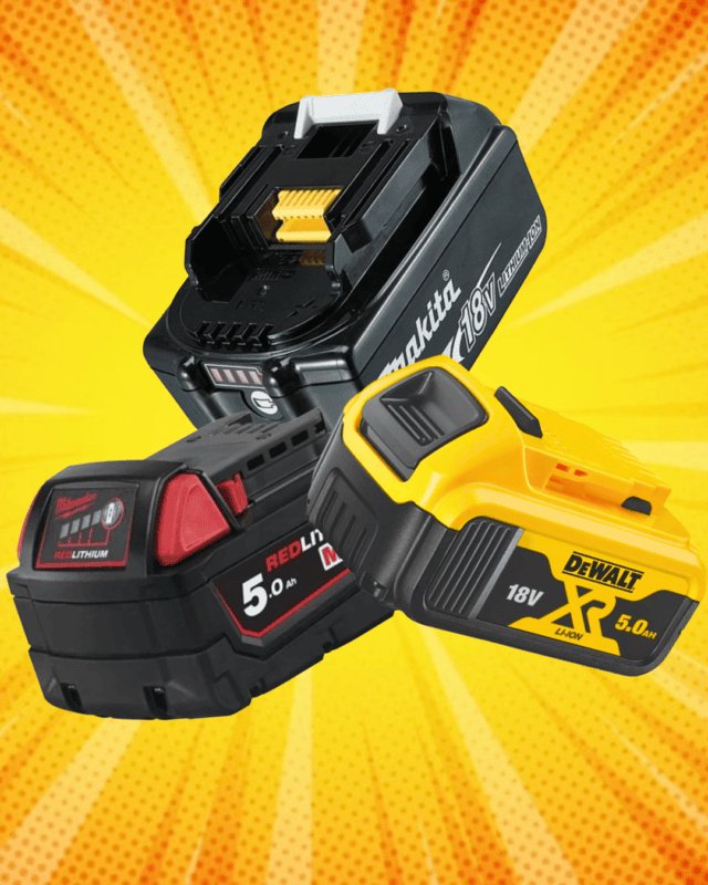 18v 5ah Battery x1 Brand of your choice