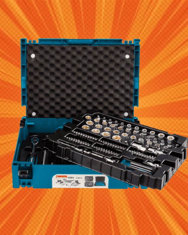 Makita 120 Piece Maintenance Kit in MAKPAC Case