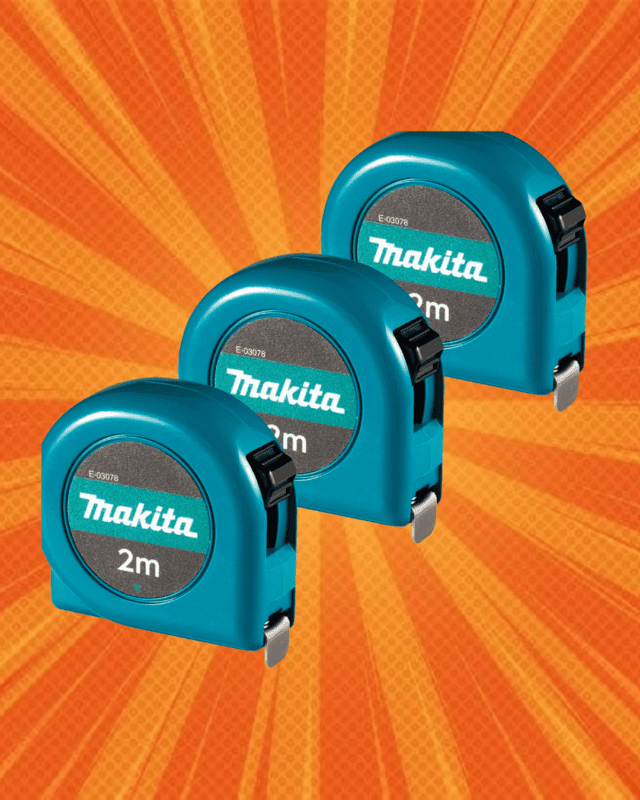 Makita 3x 2m Tape Measures